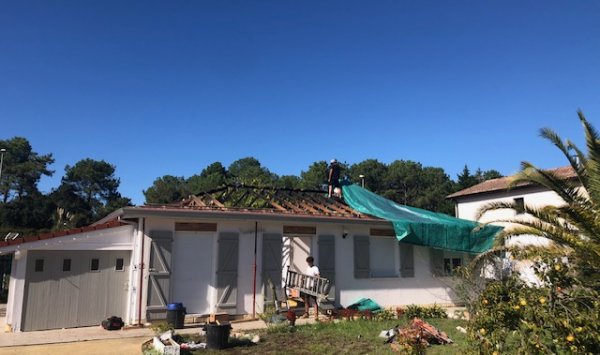 Rénovation de maison sinistrée à Tarnos